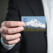 Mount Hood en Fruit Orchards Landschap Visitekaartje