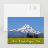 Mount Hood in Oregon USA Briefkaart (Voorkant / Achterkant)