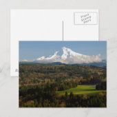 Mount Hood, Jonsrud Viewpoint, Sandy, Oregon Briefkaart (Voorkant / Achterkant)
