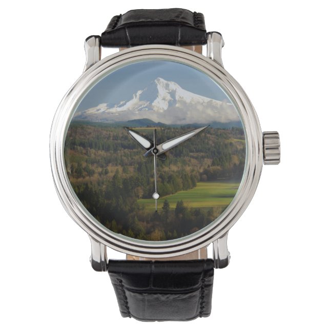 Mount Hood, Jonsrud Viewpoint, Sandy, Oregon Horloge (Voorkant)