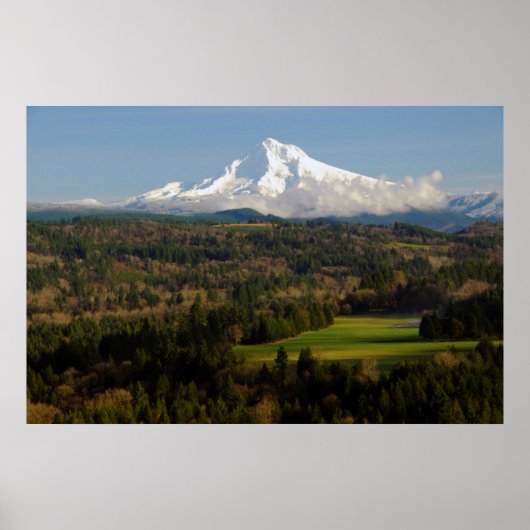 Mount Hood, Jonsrud Viewpoint, Sandy, Oregon Poster (Voorkant)