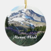 Mount Hood Landscape Vakantie Keramisch Ornament (Voorkant)