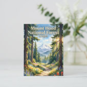 Mount Hood National Forest Oregon Briefkaart (Staand voorkant)