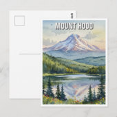 Mount Hood National Forest Oregon Briefkaart (Voorkant / Achterkant)