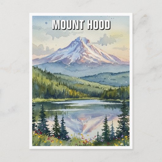 Mount Hood National Forest Oregon Briefkaart (Voorkant)