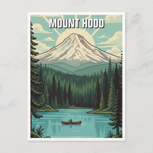 Mount Hood National Forest Oregon Briefkaart (Voorkant)