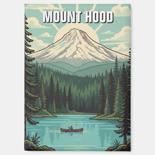 Mount Hood National Forest Oregon Magneet (Voorkant)