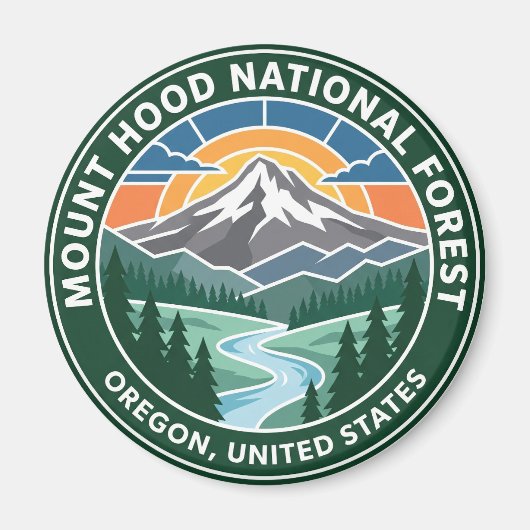 Mount Hood National Forest Oregon Magneet (Voorkant)