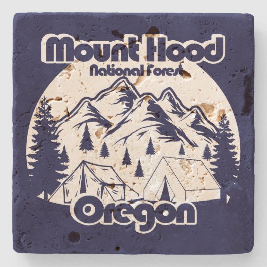 Mount Hood National Forest Stenen Onderzetter (Voorkant)