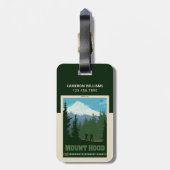 Mount Hood | Oregon Bagagelabel (Achterkant verticaal)