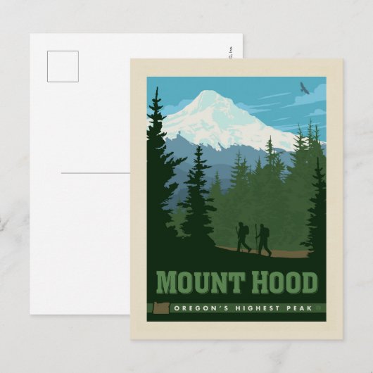 Mount Hood | Oregon Briefkaart (Voorkant / Achterkant)