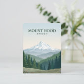 Mount Hood Oregon Briefkaart (Staand voorkant)