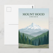 Mount Hood Oregon Briefkaart (Voorkant / Achterkant)