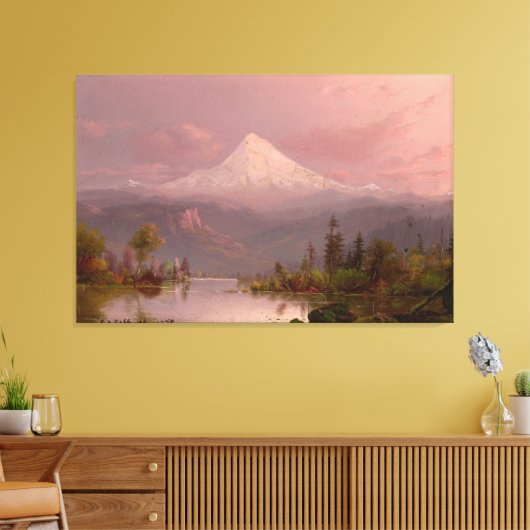Mount Hood, Oregon  Canvas Afdruk (Insitu (Woonkamer))