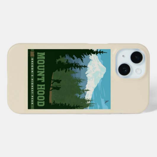 Mount Hood | Oregon Case-Mate iPhone Case (Achterkant (horizontaal))
