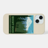 Mount Hood | Oregon iPhone 15 Case (Achterkant horizontaal)