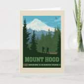 Mount Hood | Oregon Kaart (Voorkant)