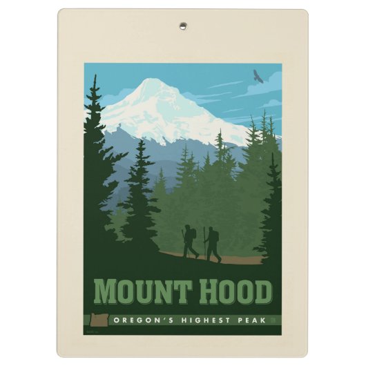 Mount Hood | Oregon Klembord (Achterkant)