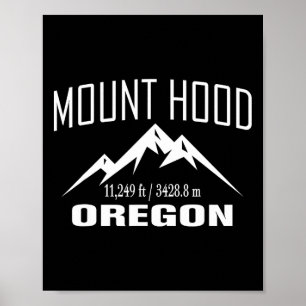 Mount Hood Oregon Klimmen Summit Club Buiten Gif Poster