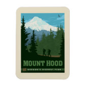 Mount Hood | Oregon Magneet (Verticaal)