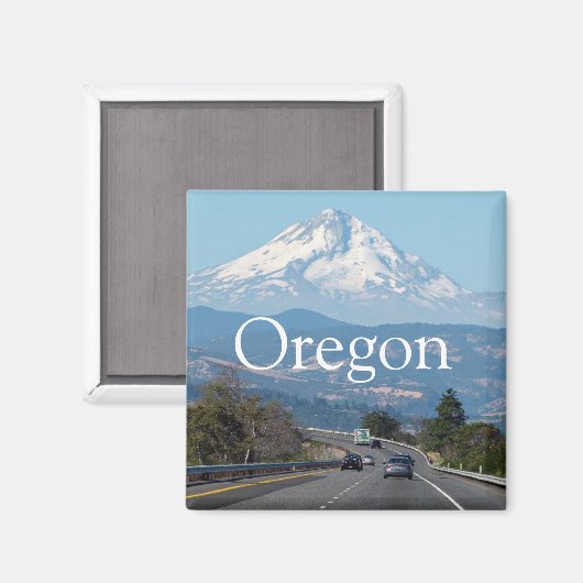 Mount Hood, Oregon Magnet (Voorkant / Achterkant)