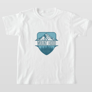 Mount Hood Oregon Mountain crest ontwerp T-shirt