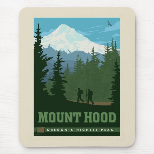 Mount Hood | Oregon Muismat (Voorkant)