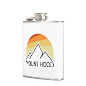 Mount Hood Oregon Retro Heupfles (Links)