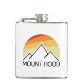 Mount Hood Oregon Retro Heupfles (Voorkant)