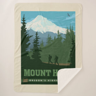 Mount Hood Oregon Sherpa Deken