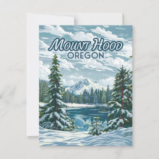 Mount Hood Oregon Ski Pacific Northwest Kaart