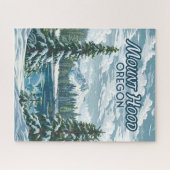 Mount Hood Oregon Ski Pacific Northwest Winter Legpuzzel (Horizontaal)