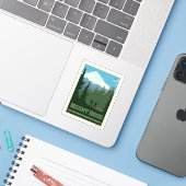 Mount Hood | Oregon Sticker (Laptop met iPhone)