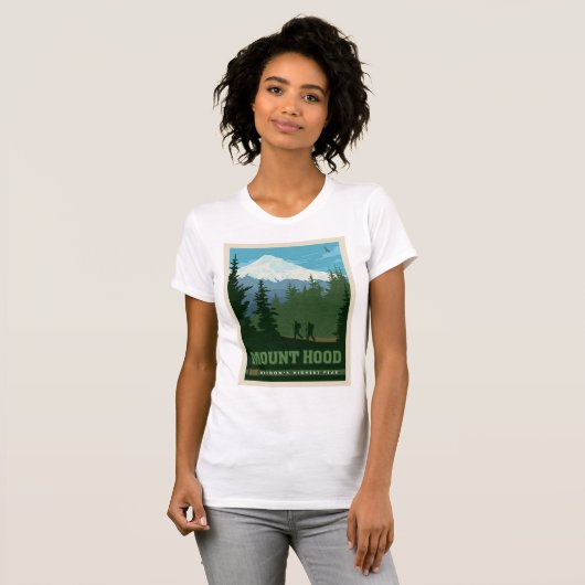 Mount Hood | Oregon T-shirt (Voorkant volledig)