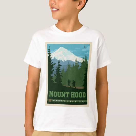 Mount Hood | Oregon T-shirt (Voorkant)