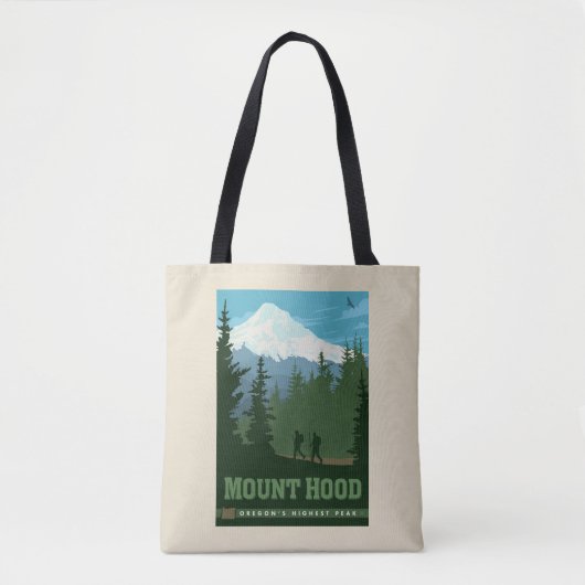 Mount Hood | Oregon Tote Bag (Voorkant)