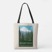 Mount Hood | Oregon Tote Bag (Achterkant)