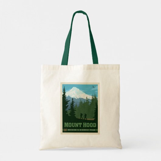 Mount Hood | Oregon Tote Bag (Achterkant)