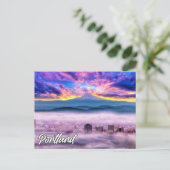 Mount Hood, Oregon, Verenigde Staten Briefkaart (Staand voorkant)