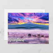 Mount Hood, Oregon, Verenigde Staten Briefkaart (Voorkant / Achterkant)