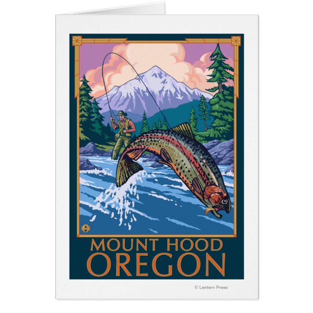 Mount Hood, OregonFisherman Scene (Voorkant)