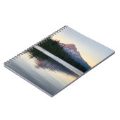 Mount Hood Sunrise Mountain Lost Lake Foto Notitieboek (Linkerzijde)