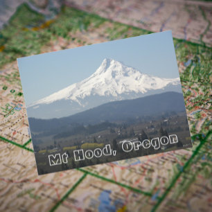 Mount Hood Valley Landschap Reisfoto Briefkaart