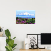 Mount Iliamna Alaska Poster (Thuiskantoor)