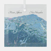 Mount Jefferson Glass Ornament (Voorkant)