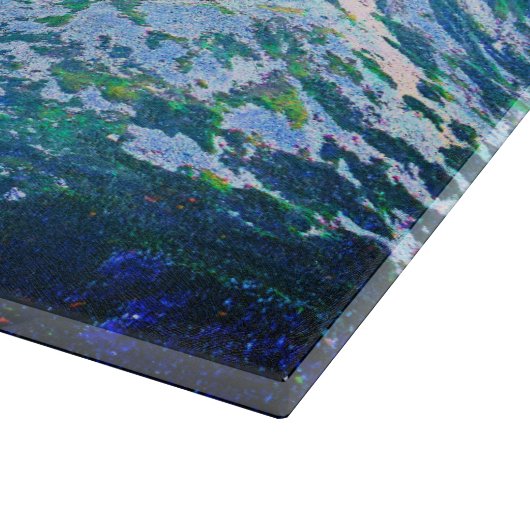 Mount Jefferson glazen snijplank (Hoek)