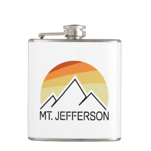 Mount Jefferson New Hampshire Retro Heupfles