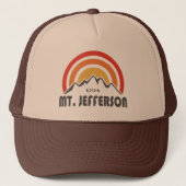 Mount Jefferson New Hampshire Trucker Pet (Voorkant)