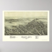 Mount Joy, PA Panoramic Map - 1894 Poster (Voorkant)