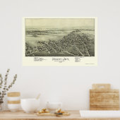 Mount Joy, PA Panoramic Map - 1894 Poster (Keuken)